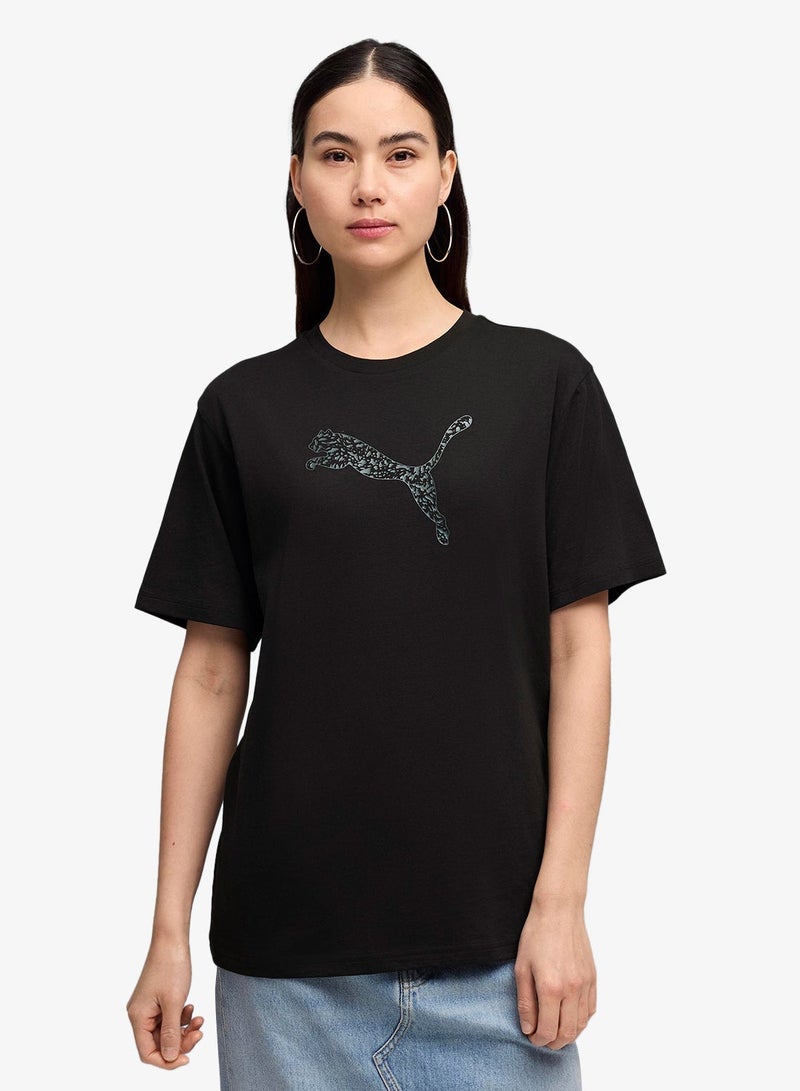 PUMA Her Relaxed Graphic T-Shirt - Image 1